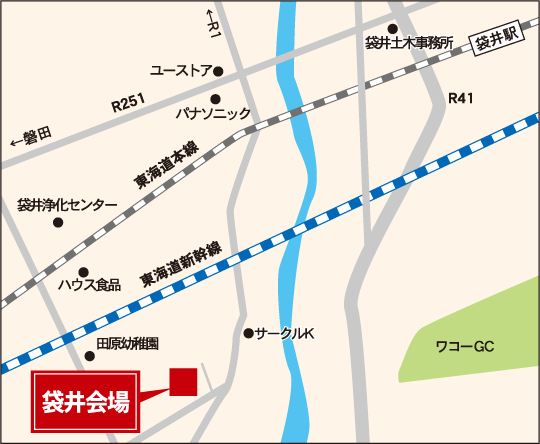 工事現場地図[袋井]